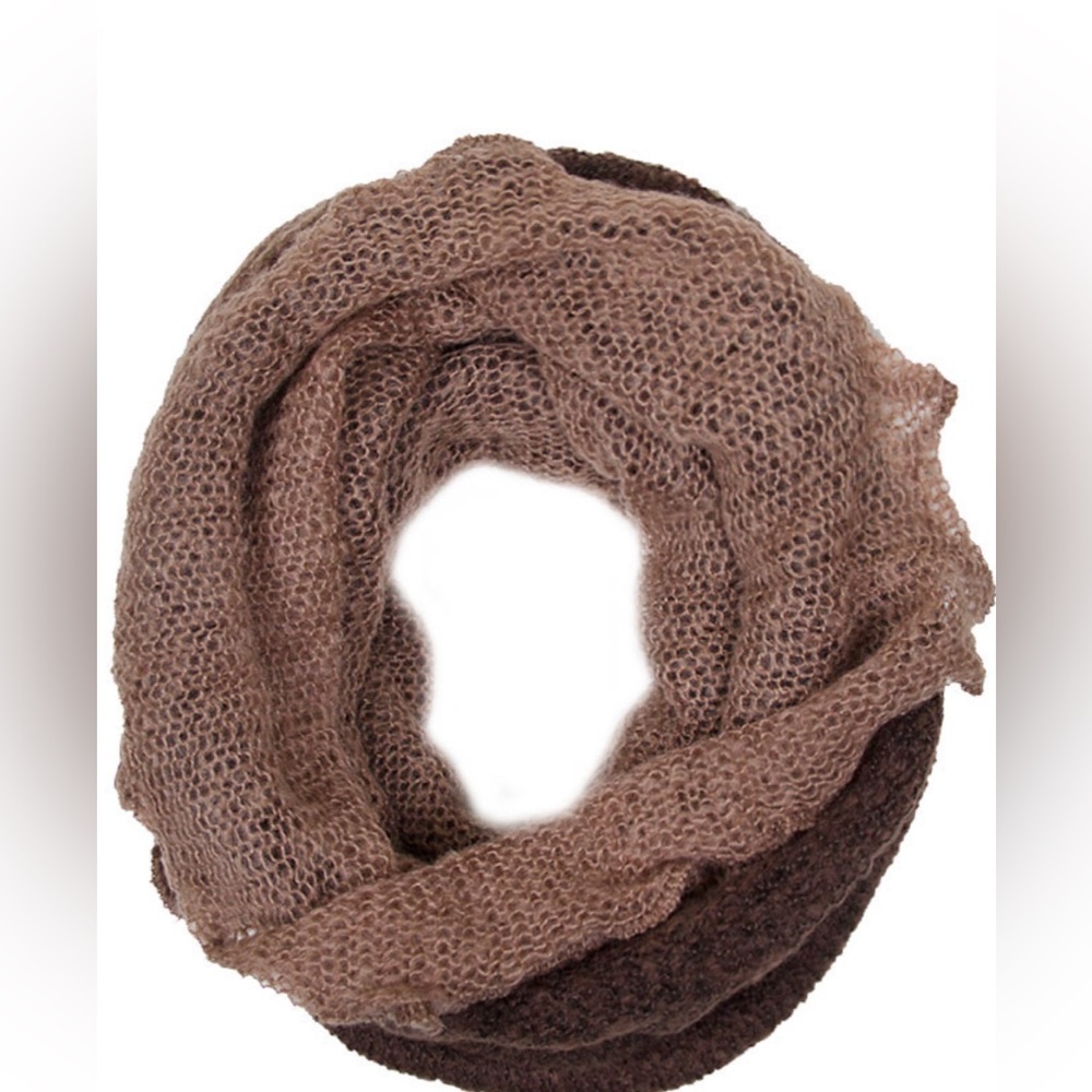 Infinity Scarf, Brown Two Tone